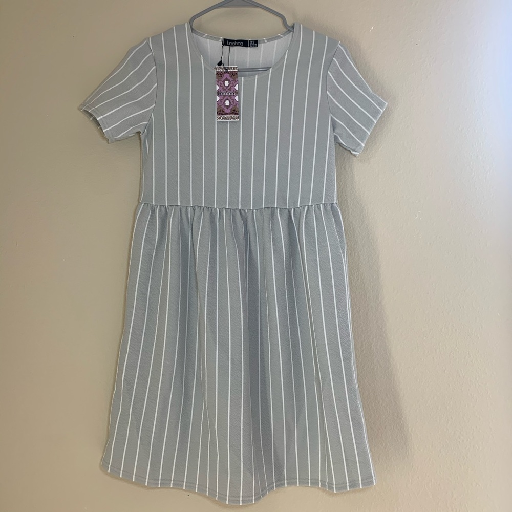 Striped Smock Maternity Dress